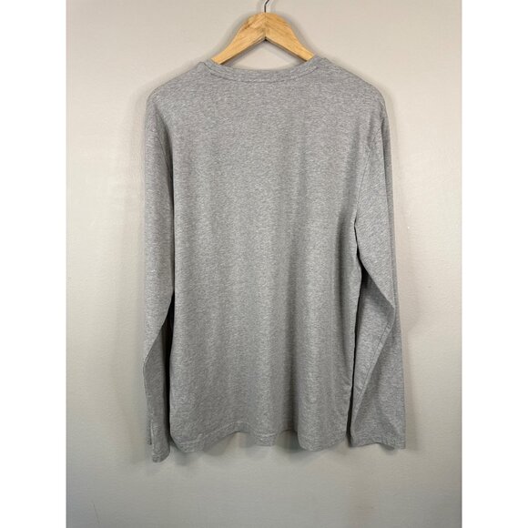 Nautica Gray Long-Sleeve Crewneck Performance Tee Lightweight Mens Shirt XL - Picture 2 of 11